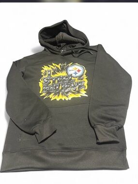 Pittsburgh Steelers black hoodie #steelers #gridiron Size S